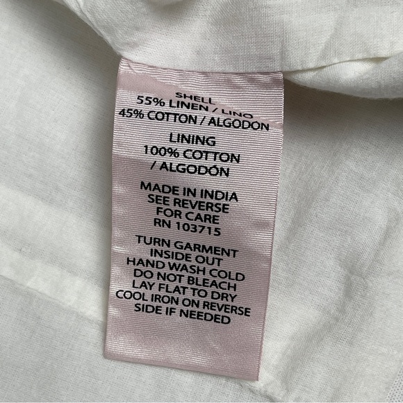 NANETTE LEPORE embroidered lined linen cotton boho lightweight jacket NEW size 2 - Picture 13 of 14